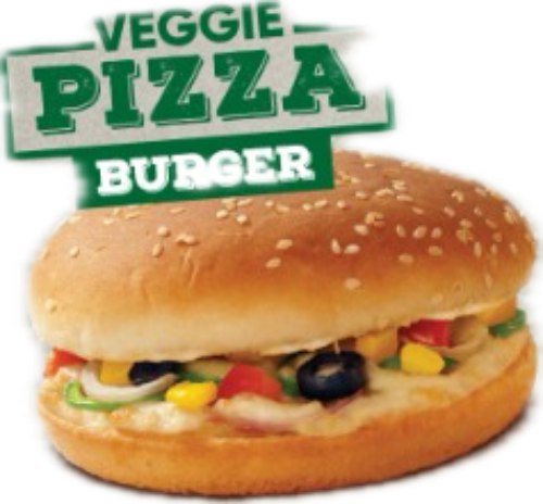 VEGGIE PIZZA BURGER